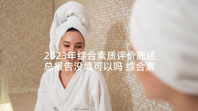 2023年综合素质评价陈述总报告没填可以吗 综合素质评价自我陈述报告(模板8篇)