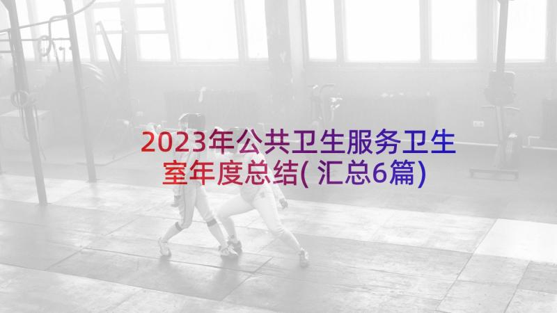 2023年公共卫生服务卫生室年度总结(汇总6篇)