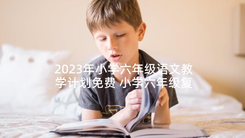2023年小学六年级语文教学计划免费 小学六年级复习计划(优秀5篇)