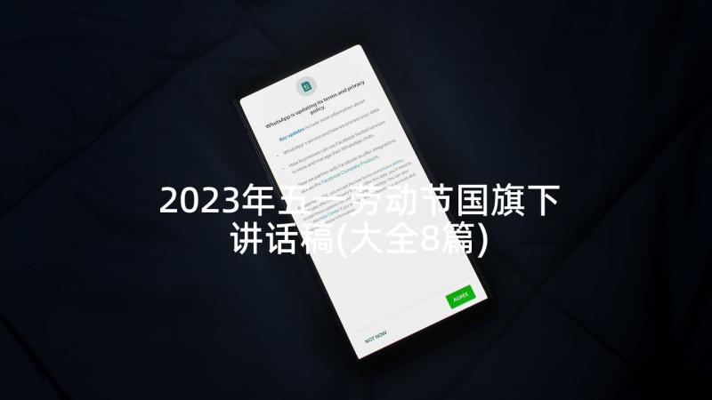 2023年五一劳动节国旗下讲话稿(大全8篇)