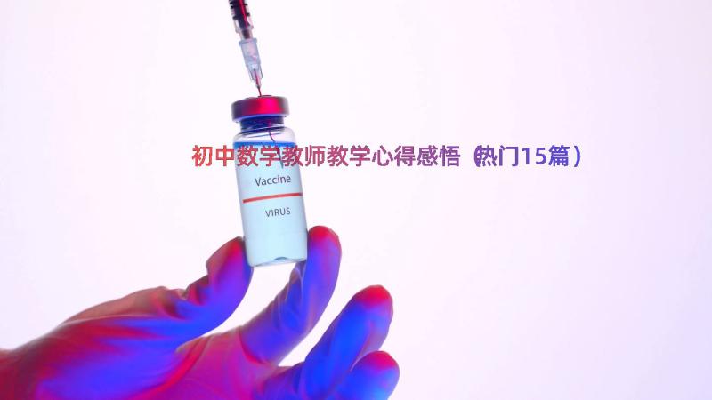 初中数学教师教学心得感悟（热门15篇）