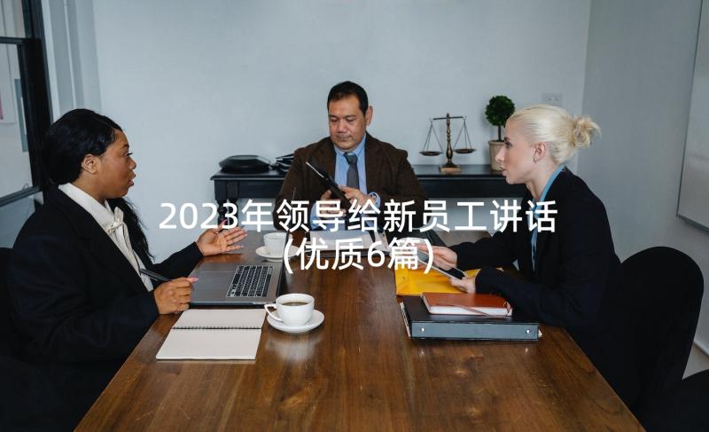 2023年领导给新员工讲话(优质6篇)