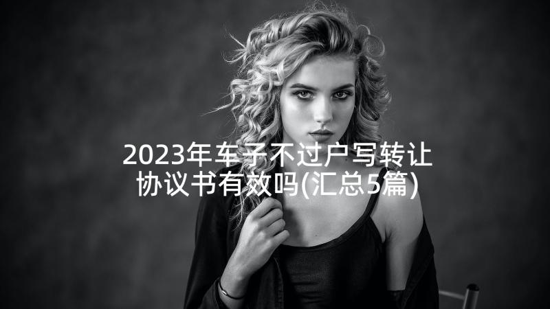 2023年车子不过户写转让协议书有效吗(汇总5篇)