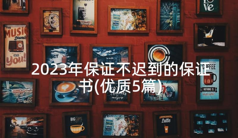 2023年保证不迟到的保证书(优质5篇)