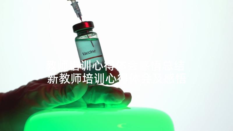 教师培训心得体会感悟总结 新教师培训心得体会及感悟(通用8篇)