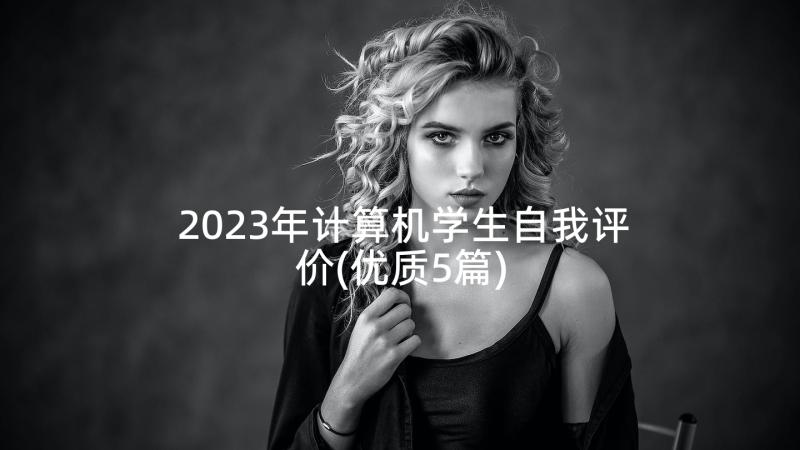 2023年计算机学生自我评价(优质5篇)