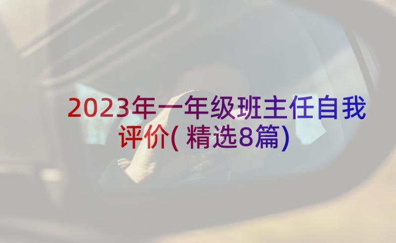 2023年一年级班主任自我评价(精选8篇)