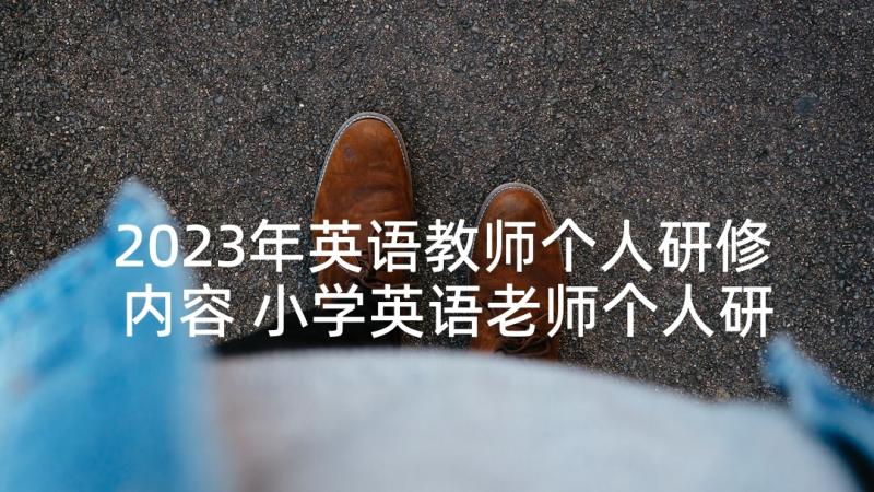 2023年英语教师个人研修内容 小学英语老师个人研修总结(实用7篇)