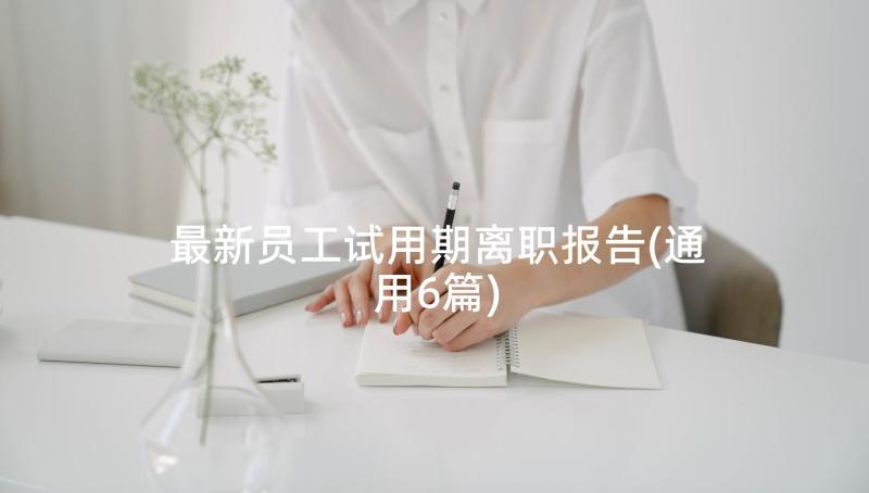 最新员工试用期离职报告(通用6篇)