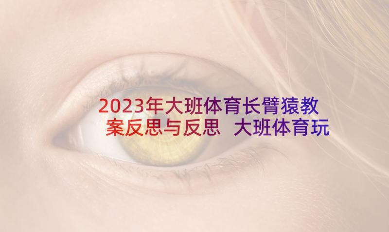 2023年大班体育长臂猿教案反思与反思 大班体育玩球教案与反思(精选6篇)