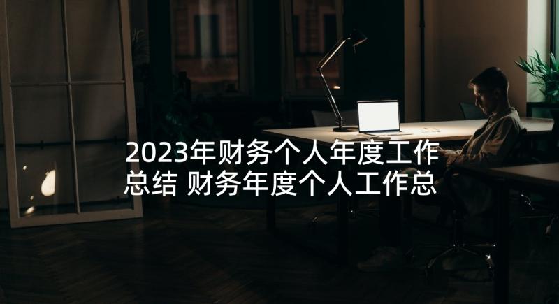 2023年财务个人年度工作总结 财务年度个人工作总结(模板7篇)