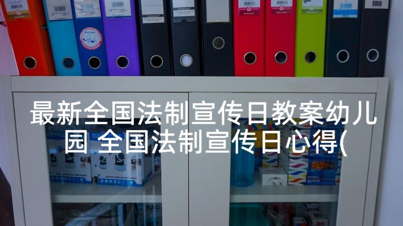 最新全国法制宣传日教案幼儿园 全国法制宣传日心得(精选5篇)