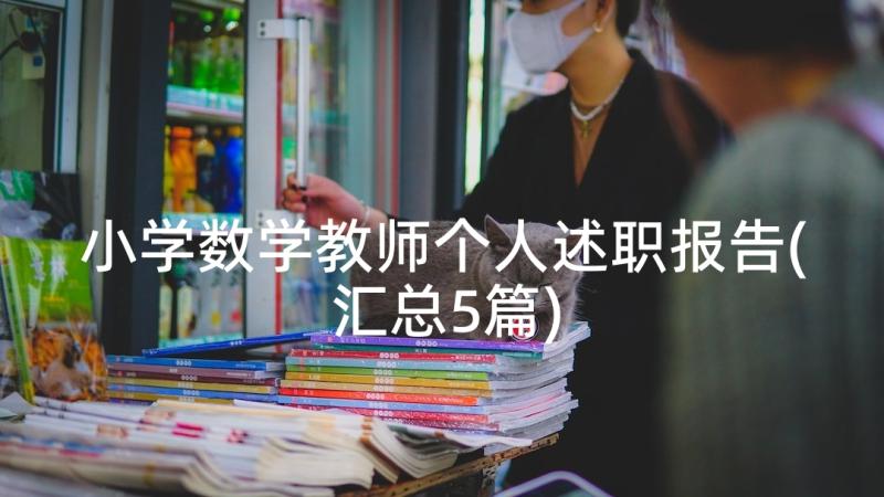 小学数学教师个人述职报告(汇总5篇)