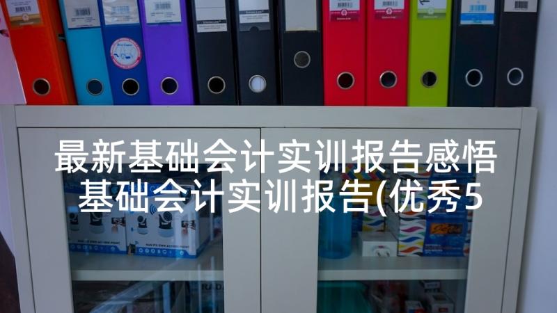 最新基础会计实训报告感悟 基础会计实训报告(优秀5篇)