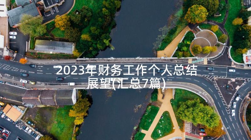 2023年财务工作个人总结展望(汇总7篇)