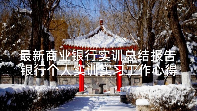 最新商业银行实训总结报告 银行个人实训实习工作心得总结(通用5篇)