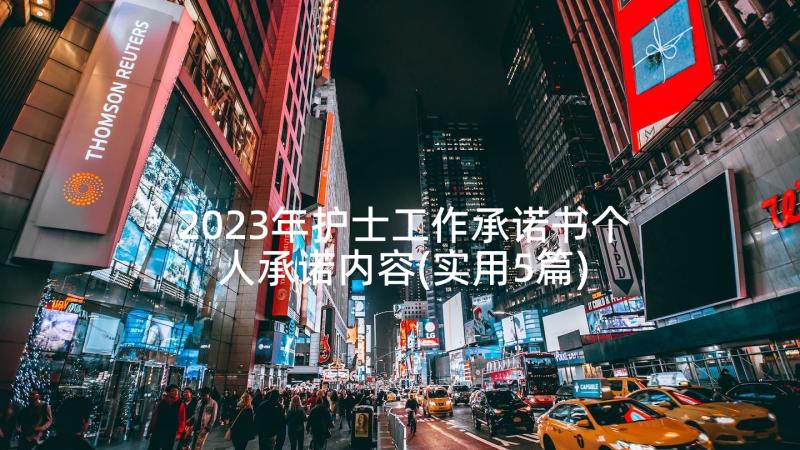 2023年护士工作承诺书个人承诺内容(实用5篇)