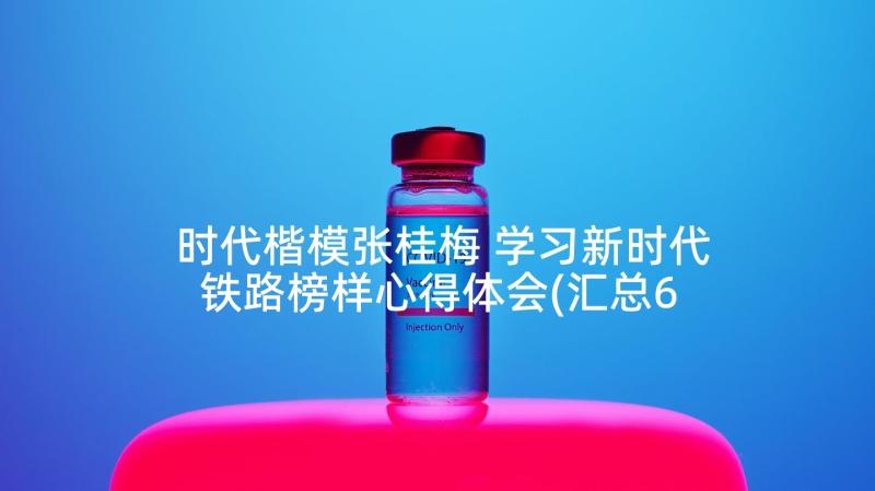 时代楷模张桂梅 学习新时代铁路榜样心得体会(汇总6篇)