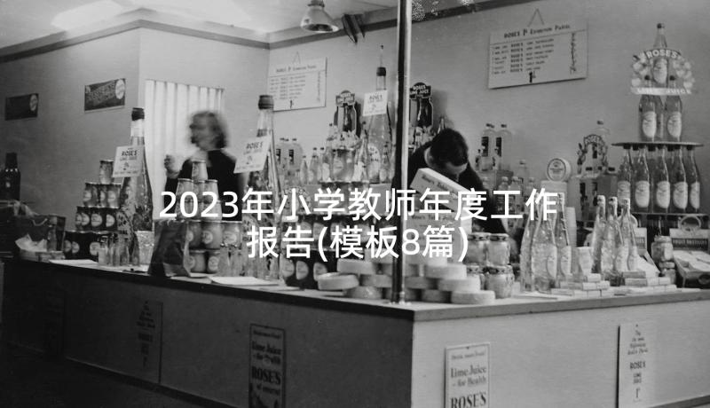 2023年小学教师年度工作报告(模板8篇)