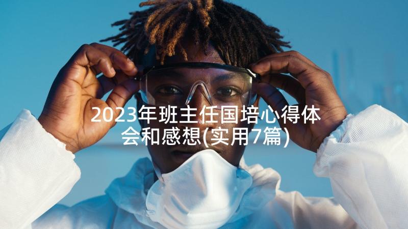 2023年班主任国培心得体会和感想(实用7篇)