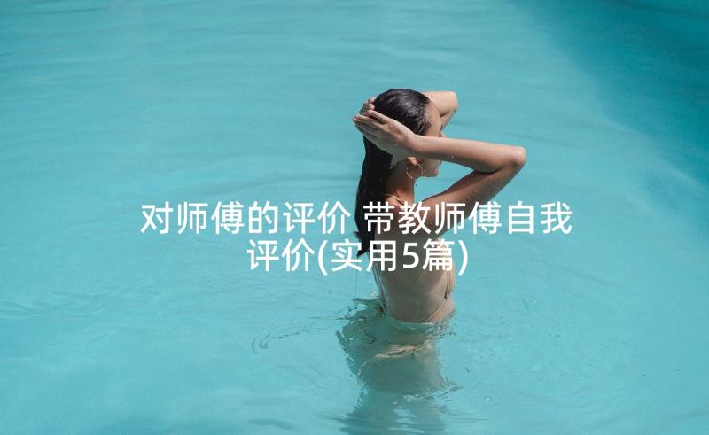 对师傅的评价 带教师傅自我评价(实用5篇)