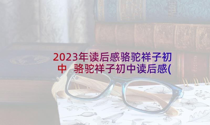 2023年读后感骆驼祥子初中 骆驼祥子初中读后感(大全6篇)