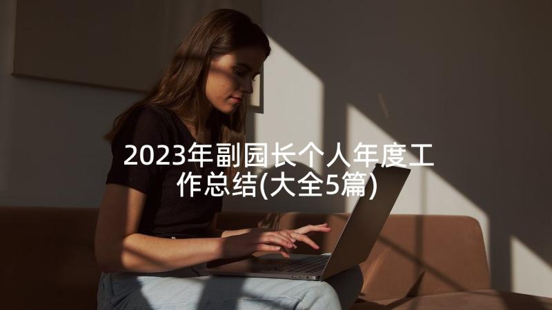 2023年副园长个人年度工作总结(大全5篇)