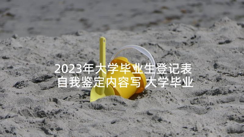 2023年大学毕业生登记表自我鉴定内容写 大学毕业生登记表自我鉴定内容(模板7篇)