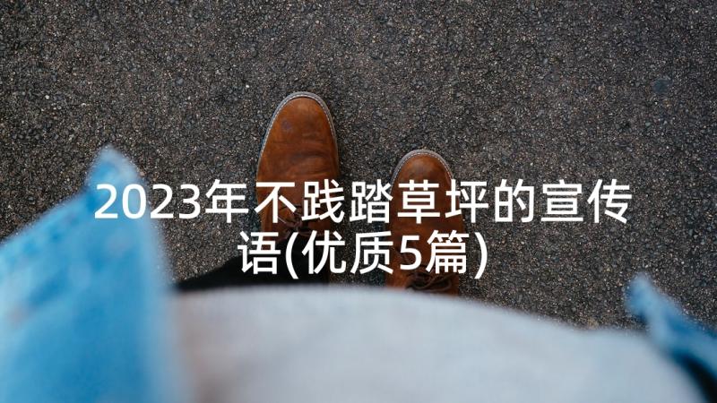 2023年不践踏草坪的宣传语(优质5篇)