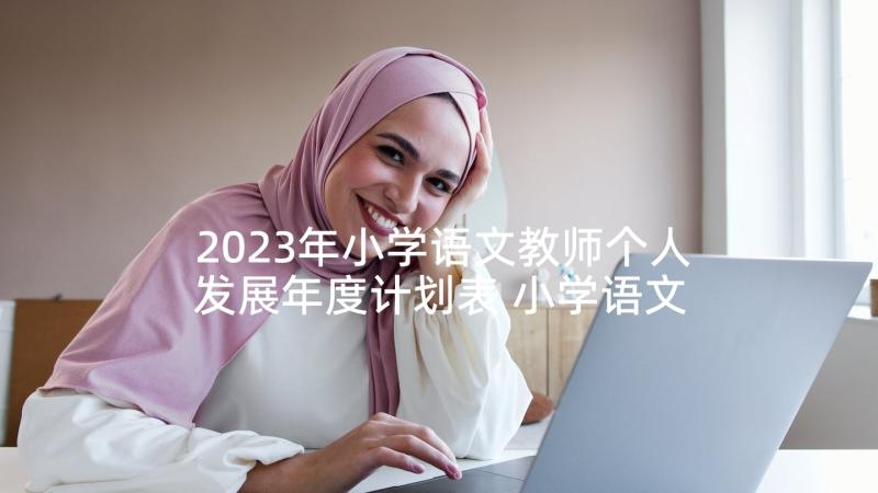 2023年小学语文教师个人发展年度计划表 小学语文教师个人发展规划(精选5篇)