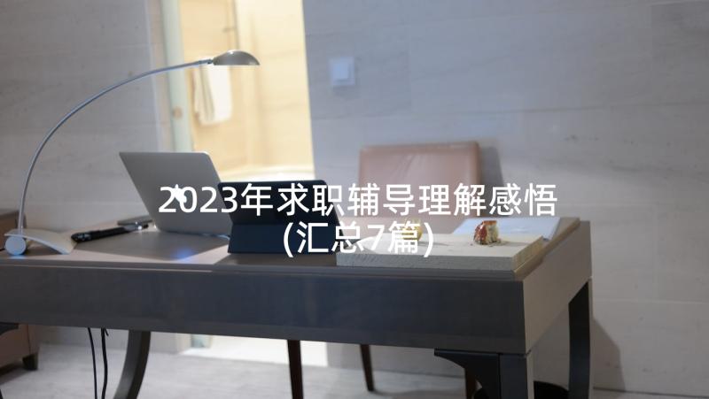 2023年求职辅导理解感悟(汇总7篇)