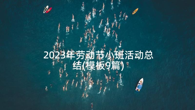 2023年劳动节小班活动总结(模板9篇)