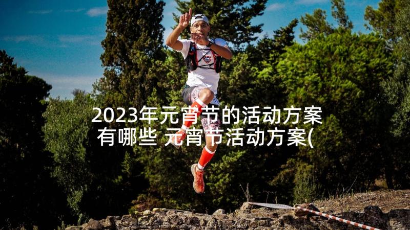 2023年元宵节的活动方案有哪些 元宵节活动方案(优秀6篇)