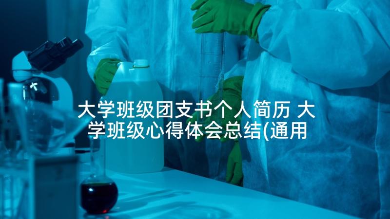 大学班级团支书个人简历 大学班级心得体会总结(通用7篇)