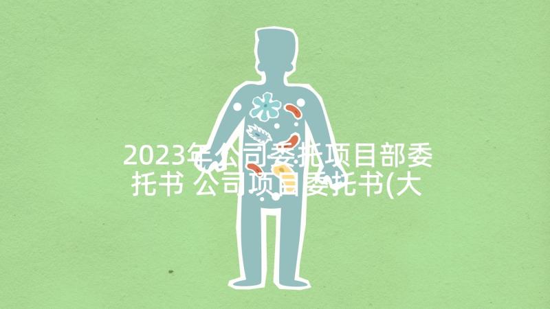 2023年公司委托项目部委托书 公司项目委托书(大全5篇)