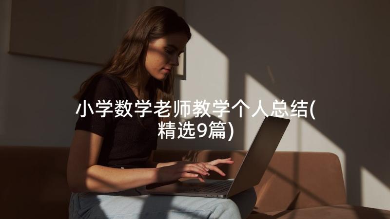 小学数学老师教学个人总结(精选9篇)