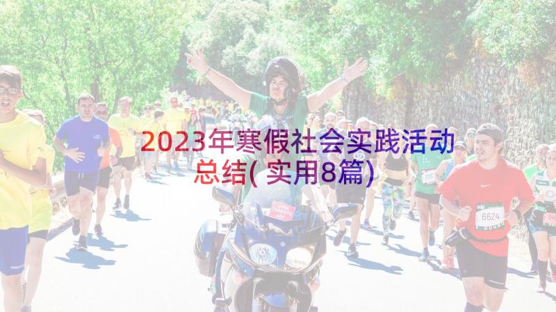 2023年寒假社会实践活动总结(实用8篇)