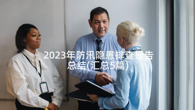 2023年防汛隐患排查报告总结(汇总5篇)