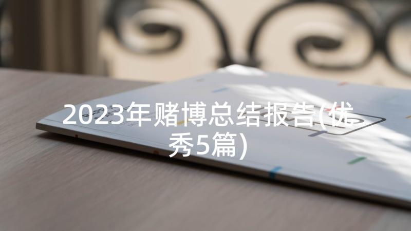 2023年赌博总结报告(优秀5篇)