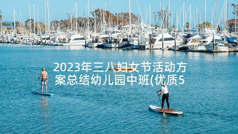 2023年三八妇女节活动方案总结幼儿园中班(优质5篇)