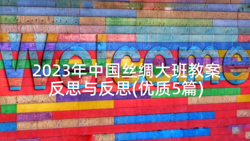 2023年中国丝绸大班教案反思与反思(优质5篇)