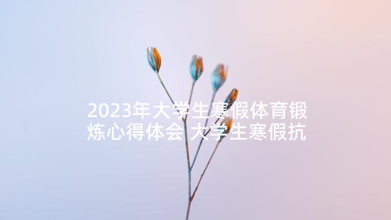 2023年大学生寒假体育锻炼心得体会 大学生寒假抗疫心得体会(通用10篇)