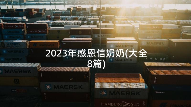 2023年感恩信奶奶(大全8篇)