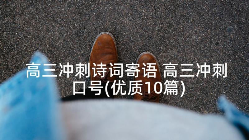 高三冲刺诗词寄语 高三冲刺口号(优质10篇)