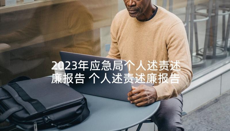 2023年应急局个人述责述廉报告 个人述责述廉报告(大全9篇)