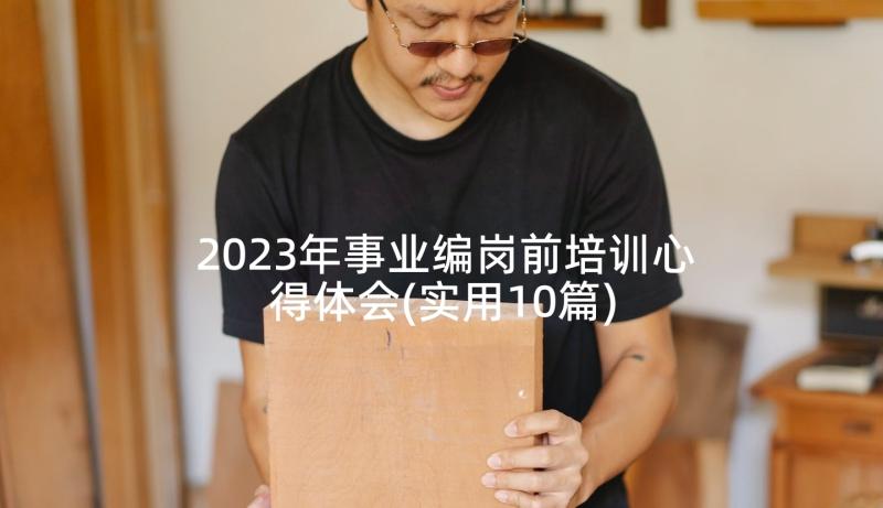 2023年事业编岗前培训心得体会(实用10篇)