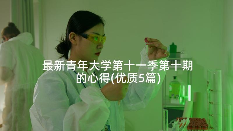 最新青年大学第十一季第十期的心得(优质5篇)