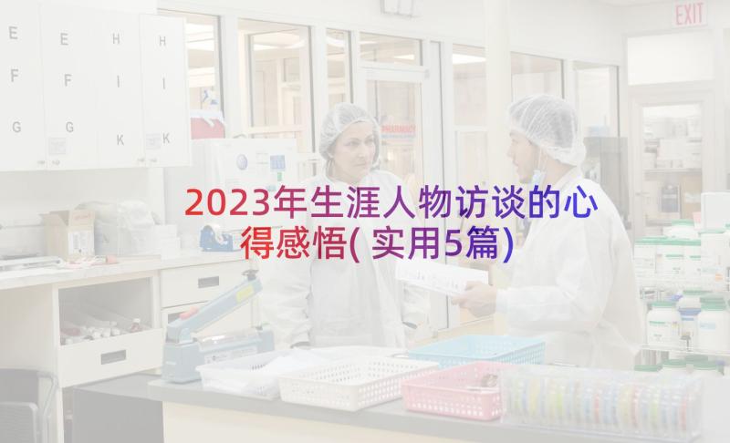 2023年生涯人物访谈的心得感悟(实用5篇)