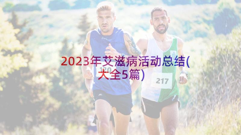 2023年艾滋病活动总结(大全5篇)