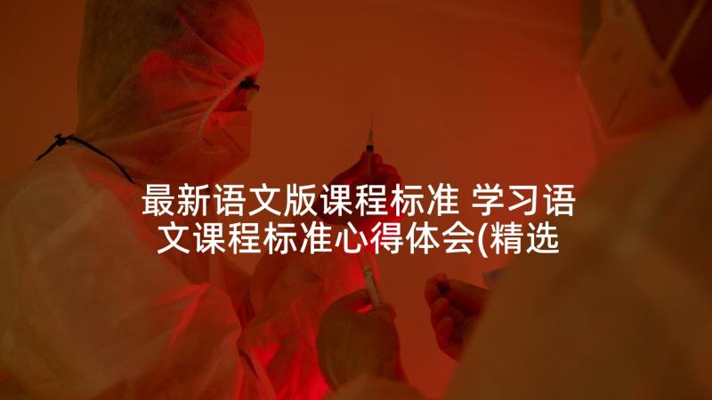 最新语文版课程标准 学习语文课程标准心得体会(精选8篇)